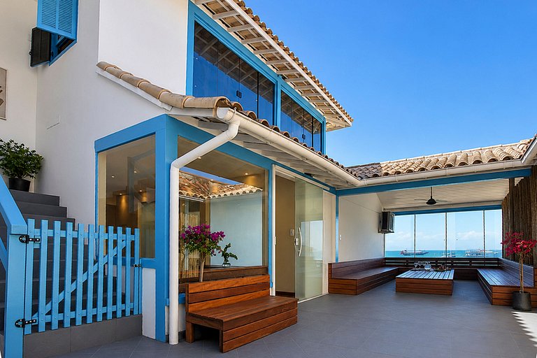 Buz013 - Beautiful sea front house in Búzios