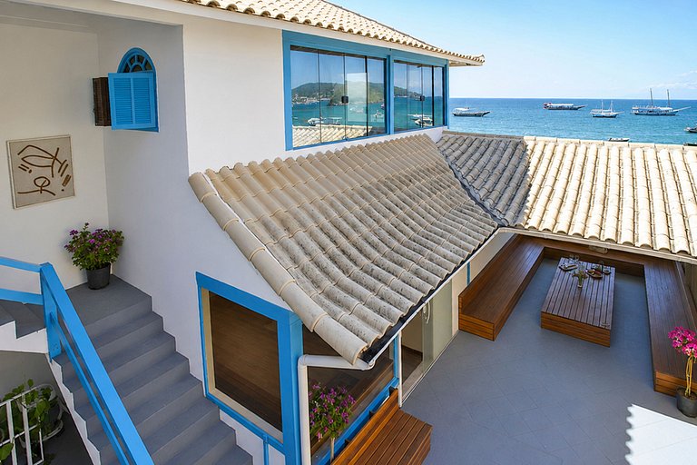 Buz013 - Belle villa en bord de mer à Búzios