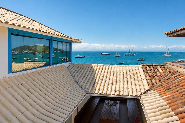 Buz013 - Beautiful sea front house in Búzios