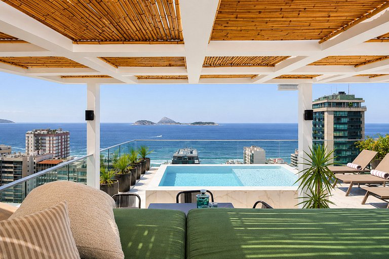 Penthouse in Ipanema, luxury apartment Rio, General Osorio,
