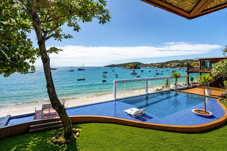 Buz005 - Belle villa en bord de mer à Buzios