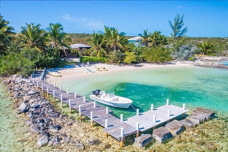 Bhs018 - Villa à beira-mar com piscina em Great Exuma