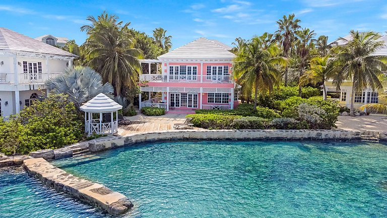 Bhs026 - Villa en bord de mer avec vues panoramiques à Exuma