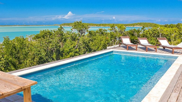 Bhs027 - Villa frente al mar con piscina en Great Exuma