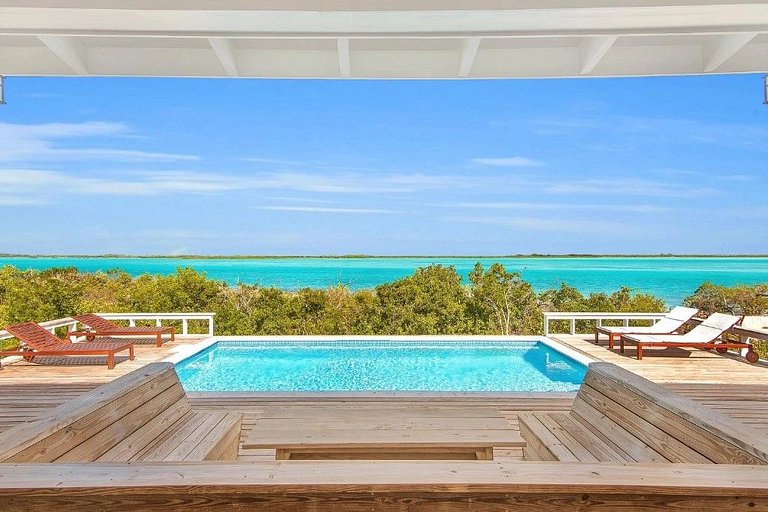 Bhs028 - Maison en bord de mer avec vue à Great Exuma