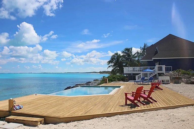 Bhs023 - Casa à beira-mar com piscina privativa em Exuma