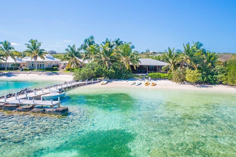 Bhs018 - Villa frente al mar con piscina en Great Exuma
