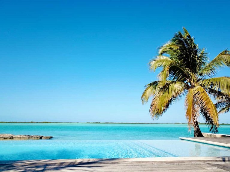 Bhs019 - Villa en bord de mer avec piscine à Great Exuma