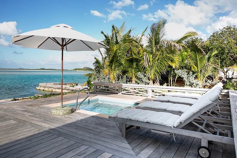 Bhs019 - Villa à beira-mar com piscina em Great Exuma