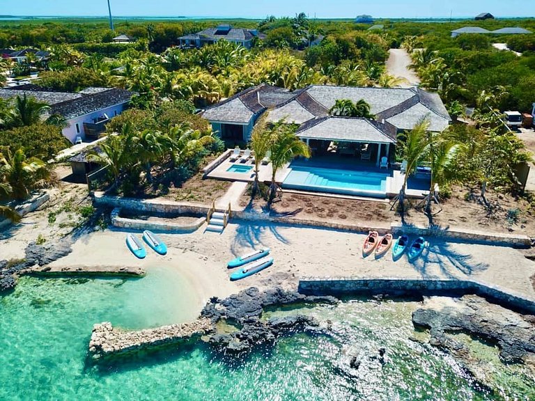 Bhs019 - Villa en bord de mer avec piscine à Great Exuma