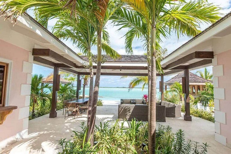Bhs020 - Villa à beira-mar com piscina em Great Exuma