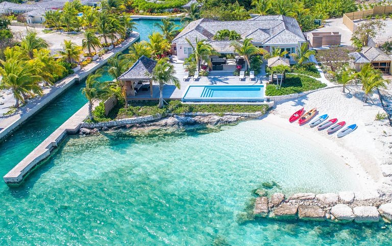 Bhs020 - Villa en bord de mer avec piscine à Great Exuma
