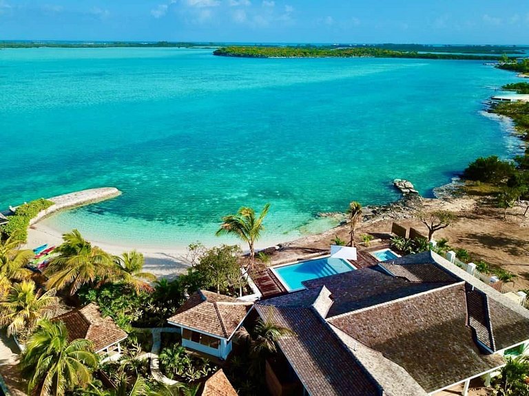 Bhs022 - Cottage en bord de mer avec piscine à Great Exuma