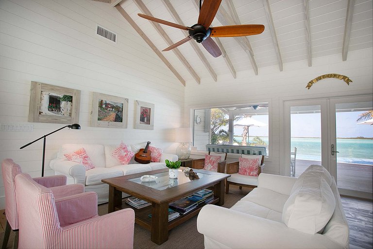 Bhs022 - Cottage frente al mar con piscina en Great Exuma