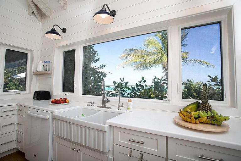 Bhs022 - Cottage frente al mar con piscina en Great Exuma