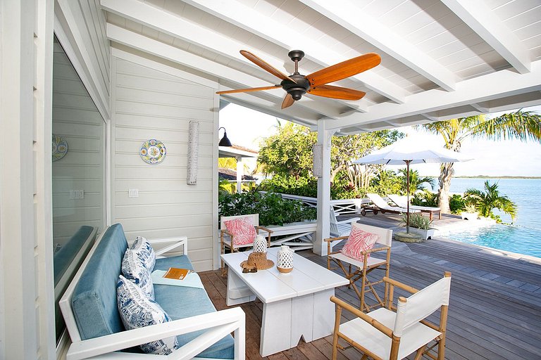 Bhs022 - Cottage à beira-mar com piscina em Great Exuma