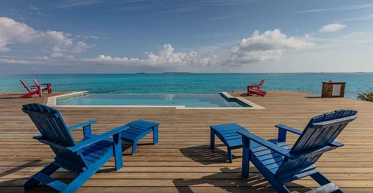 Bhs023 - Maison en bord de mer avec piscine privée à Exuma