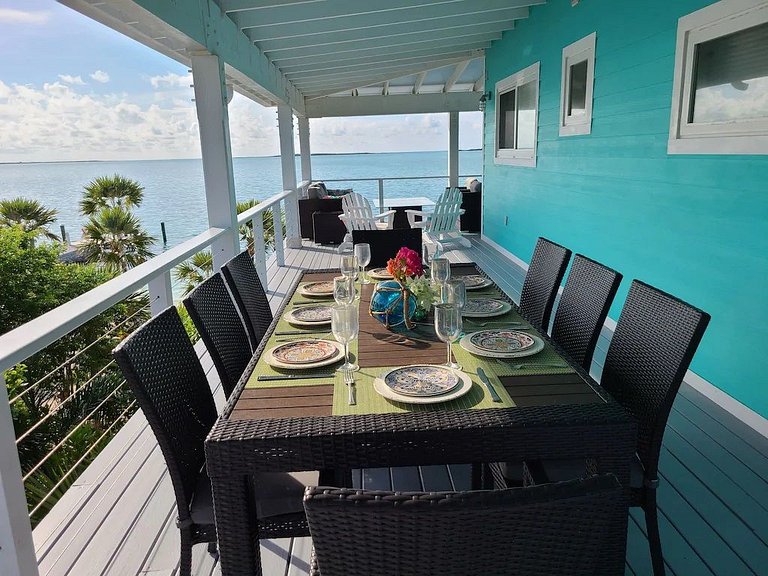 Bhs024 - Oceanfront villa with private dock in Exuma