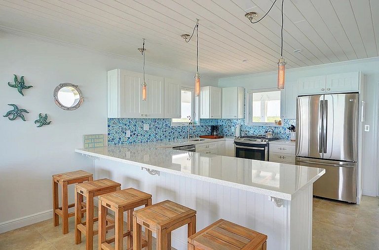 Bhs024 - Villa frente al mar con muelle privado en Exuma