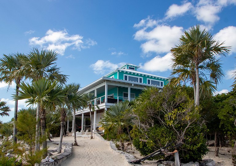 Bhs024 - Villa en bord de mer avec ponton privé à Exuma