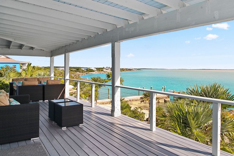 Bhs024 - Villa en bord de mer avec ponton privé à Exuma