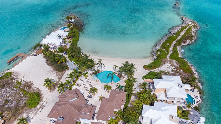 Bhs026 - Villa en bord de mer avec vues panoramiques à Exuma