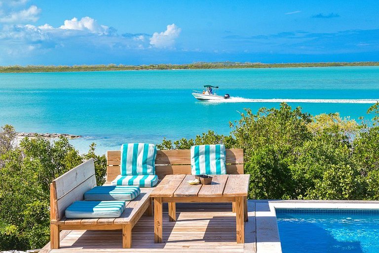 Bhs027 - Villa à beira-mar com piscina em Great Exuma