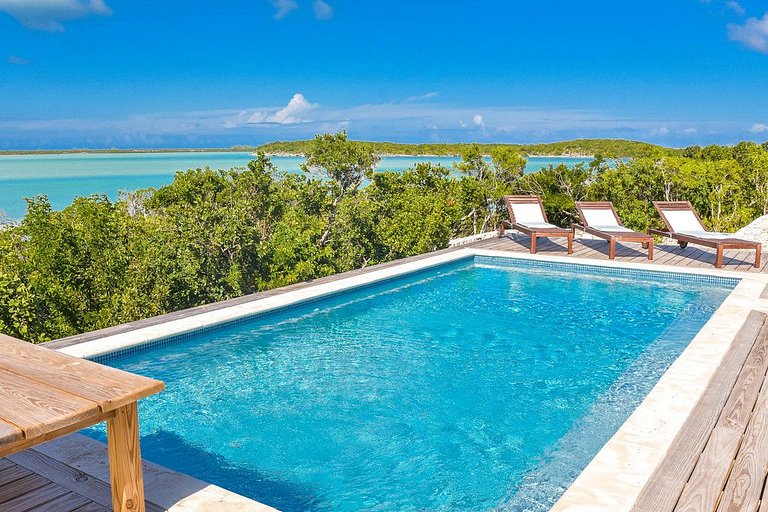 Bhs027 - Villa à beira-mar com piscina em Great Exuma