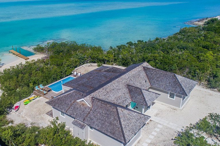 Bhs027 - Villa frente al mar con piscina en Great Exuma