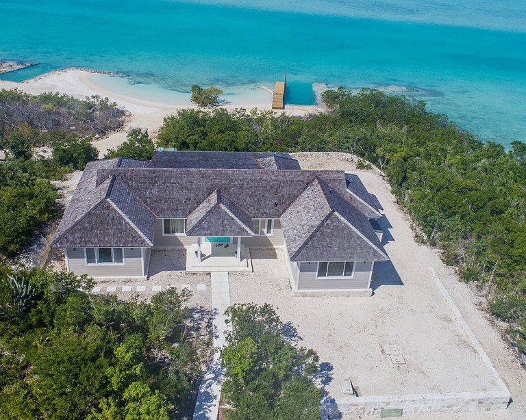 Bhs027 - Villa à beira-mar com piscina em Great Exuma