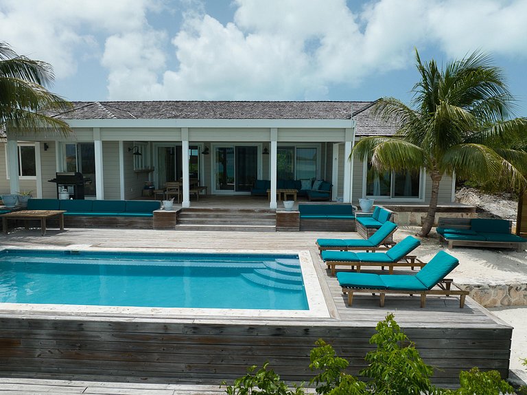 Bhs027 - Villa en bord de mer avec piscine à Great Exuma