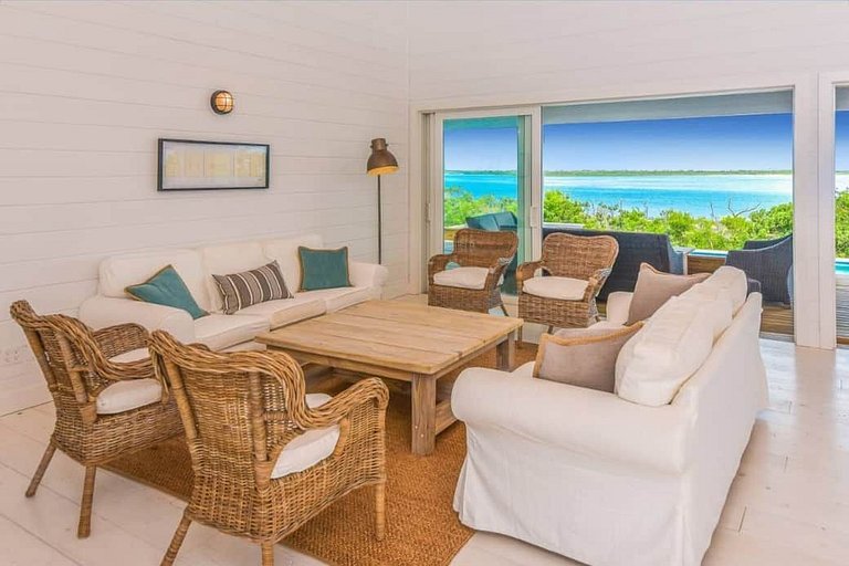 Bhs028 - Maison en bord de mer avec vue à Great Exuma