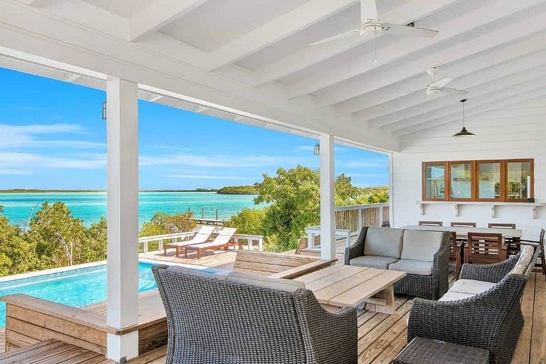 Bhs028 - Maison en bord de mer avec vue à Great Exuma