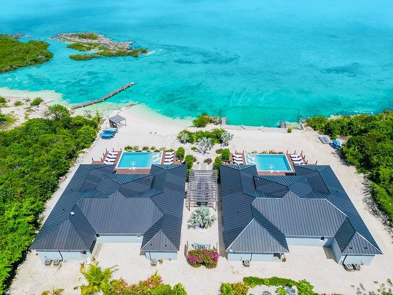 Bhs030 - Villa de luxe en bord de mer avec quai à Exuma
