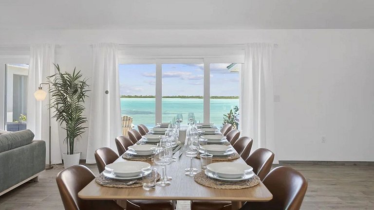 Bhs030 - Villa de lujo frente al mar con muelle en Exuma