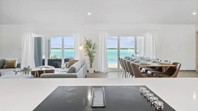 Bhs030 - Villa de luxe en bord de mer avec quai à Exuma