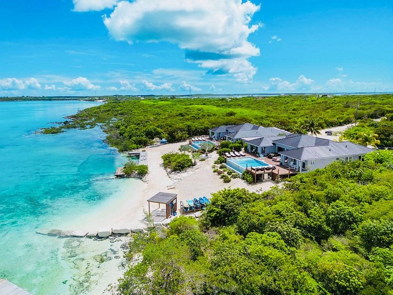 Bhs030 - Villa de luxe en bord de mer avec quai à Exuma