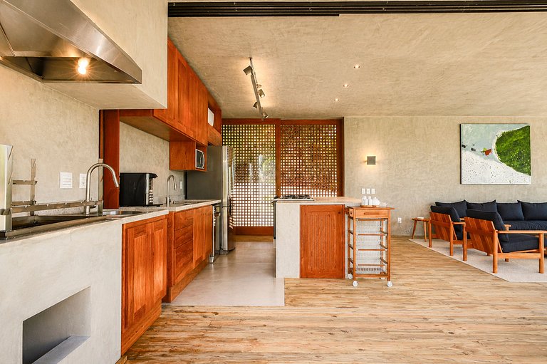 Bah177- Elegant sea view house in Itacaré