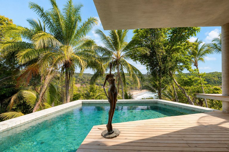 Bah177- Elegant sea view house in Itacaré
