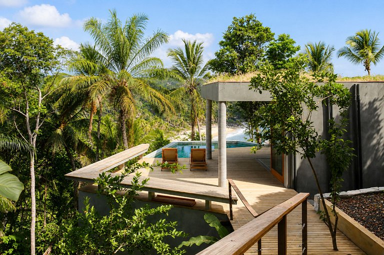 Bah177- Elegant sea view house in Itacaré