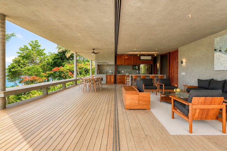 Bah177- Elegant sea view house in Itacaré