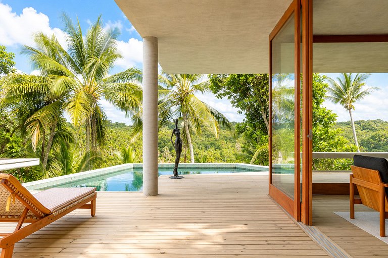 Bah177- Elegant sea view house in Itacaré