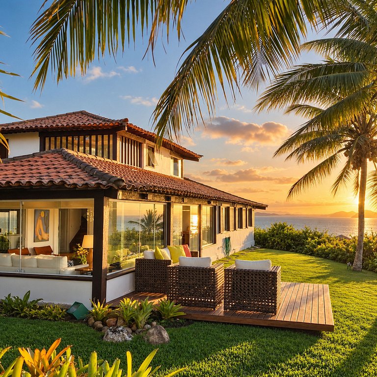 Buz026 - Four-bedroom house at Praia de João Fernandes