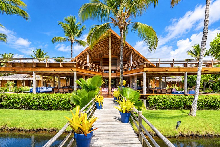 Bah002 - Villa de luxo à beira-mar com 6 quartos em Trancoso