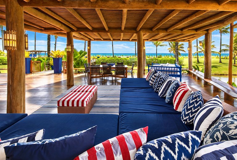Bah002 - Villa de luxo à beira-mar com 6 quartos em Trancoso