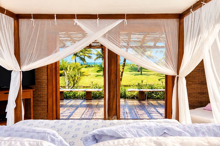 Bah002 - Luxury 6-Bedroom Beachfront Villa in Trancoso