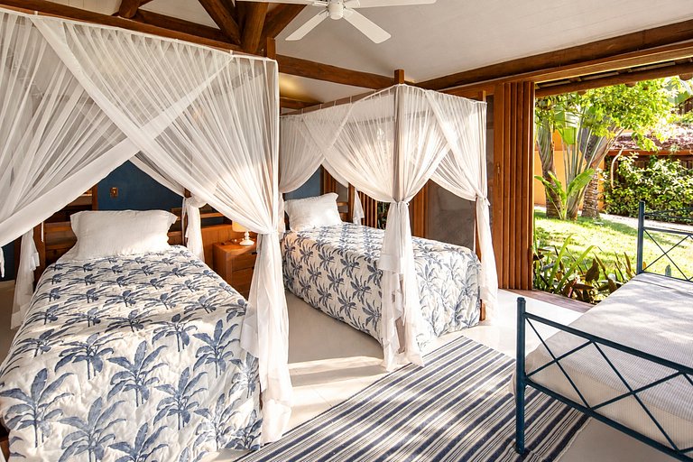 Bah002 - Luxury 6-Bedroom Beachfront Villa in Trancoso