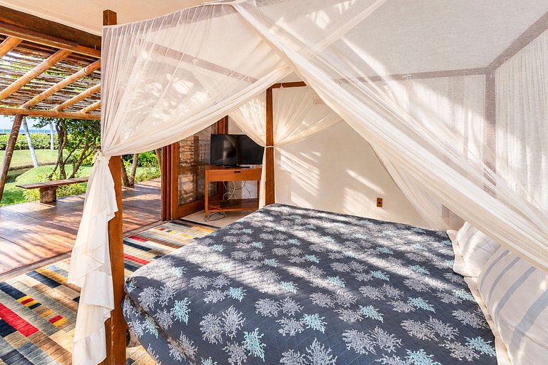 Bah002 - Villa de luxo à beira-mar com 6 quartos em Trancoso