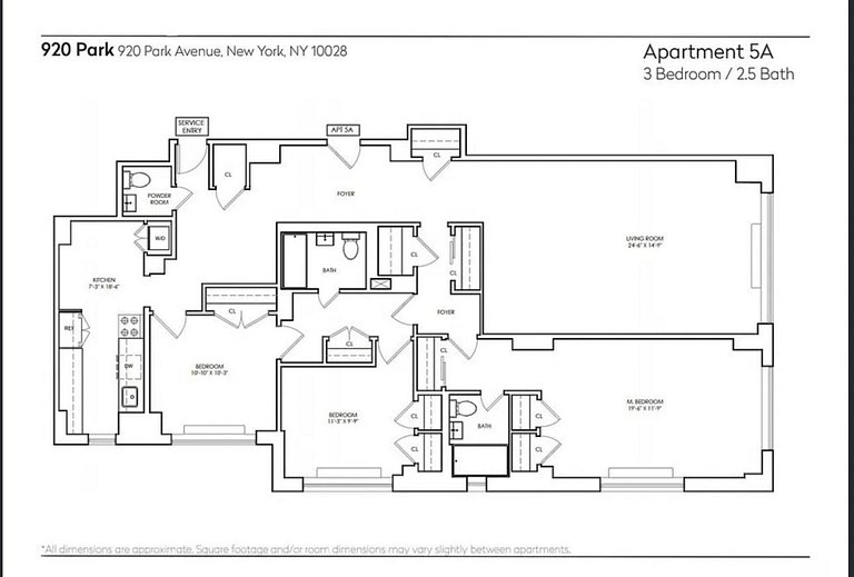 Nyc048 - Three-Bedroom Apartment on Park Avenue, Upper East