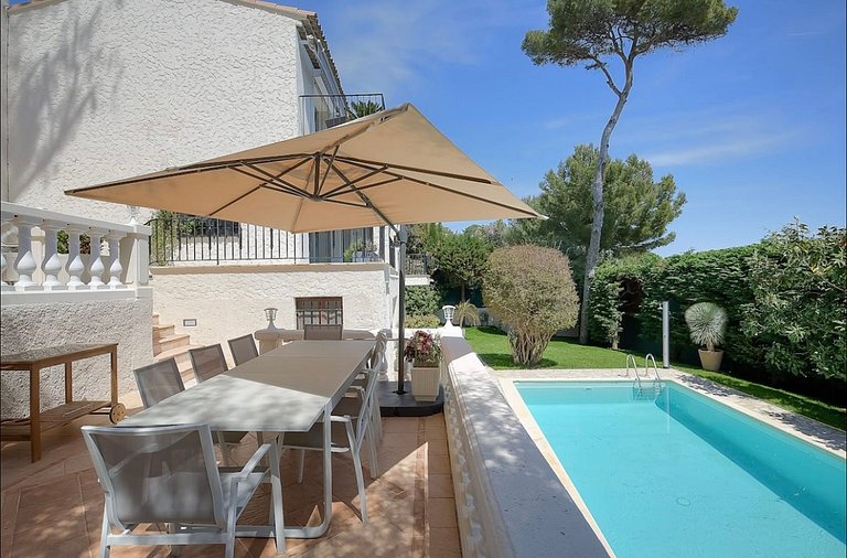 Azu037 - Beautiful Villa with sea view, Cap d'Antibes